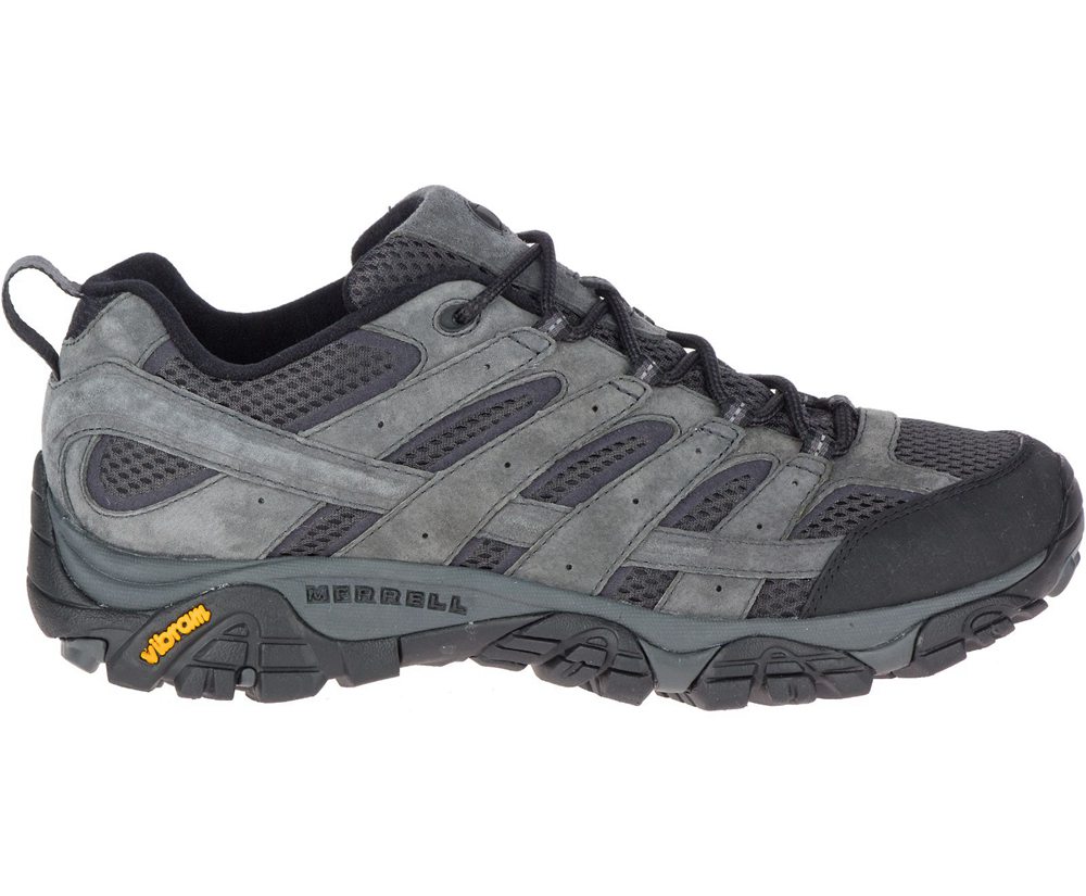 Buty Trekkingowe Merrell Męskie Szare - Moab 2 Ventilator - 209756-VCG